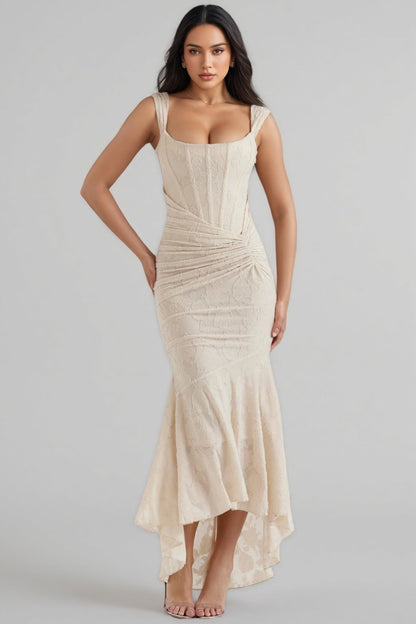 Taye Cream Maxi Dress