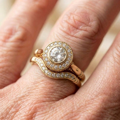 Vintage Gold & Zirconia Ring Pack