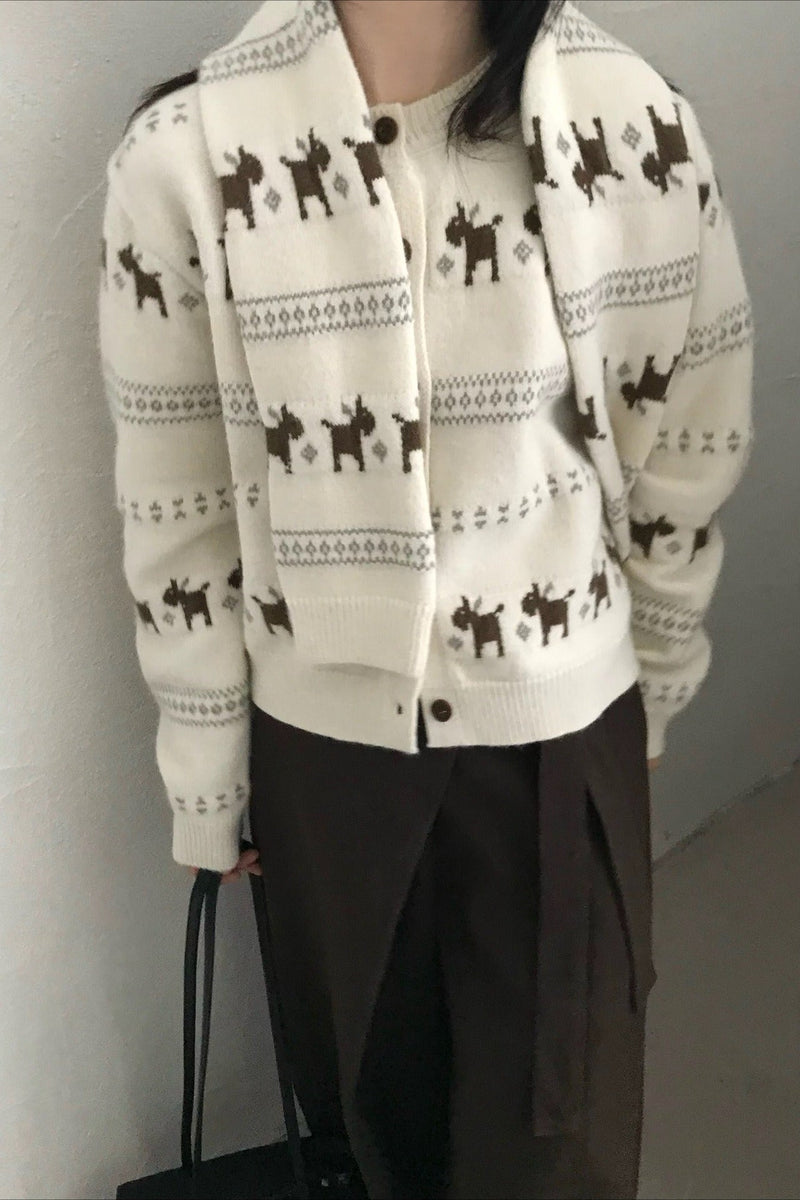 Tassel Knit Cardigan