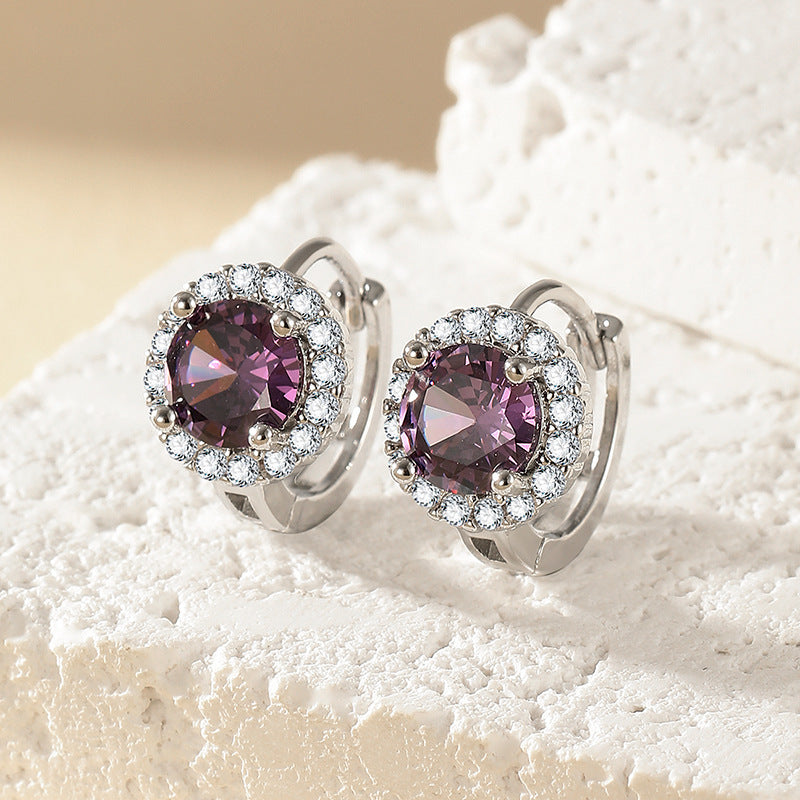 Elegant Amethyst Earrings