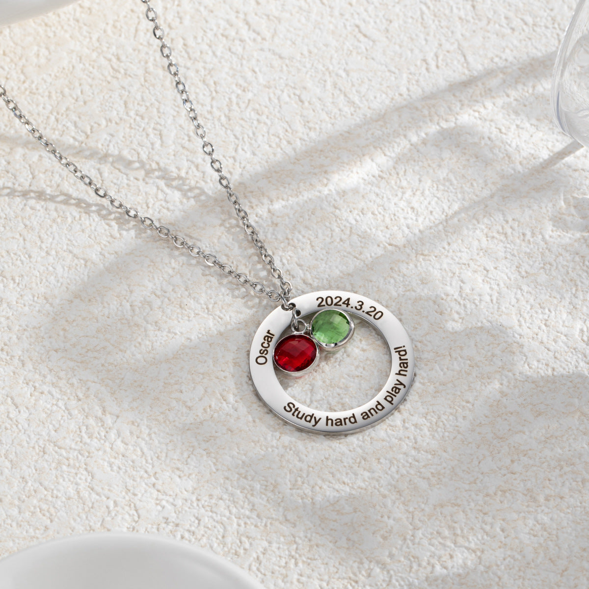 Personalized Birthstone Necklace