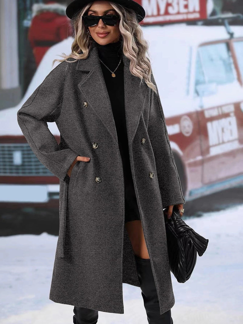 Stroll Along Pocketed Coat