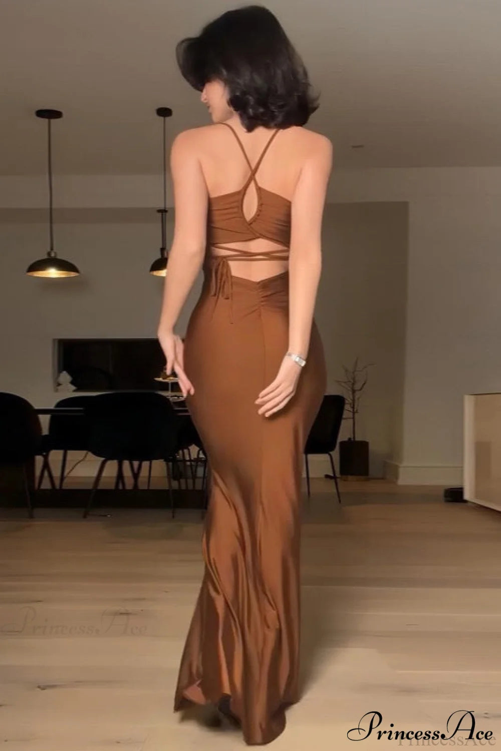 Cami Tube Slim Backless Maxi Dress