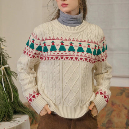 Christmas Tree Fair Isle Sweater