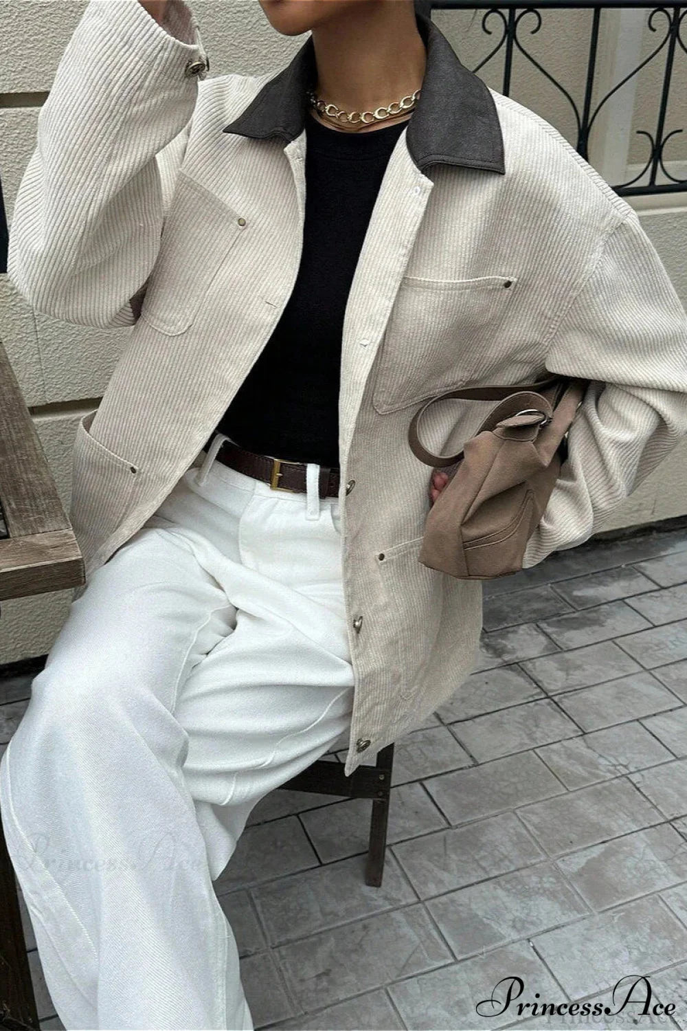 Corduroy Business Office Coat