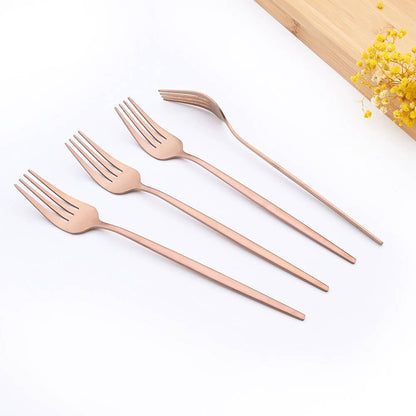 Modern Rose Flatware Set