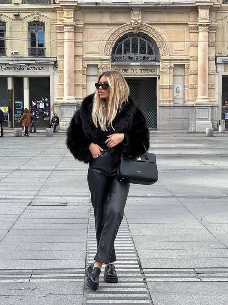 Cozy Oversized Faux Fur Coat