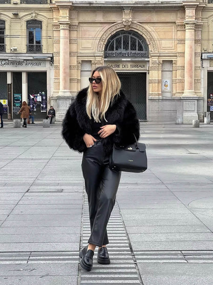 Cozy Oversized Faux Fur Coat