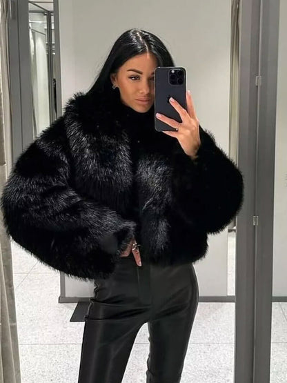 Cozy Oversized Faux Fur Coat