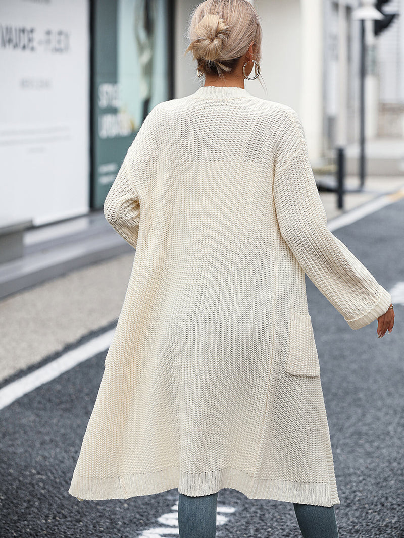 Alexia Pocketed Knit Cardigan - Cream