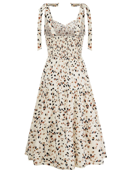 Timeless Beauty Cutout Midi Dress - Cream