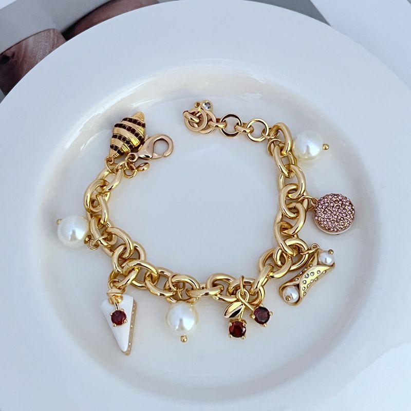 Elegant Gold Charm Bracelet