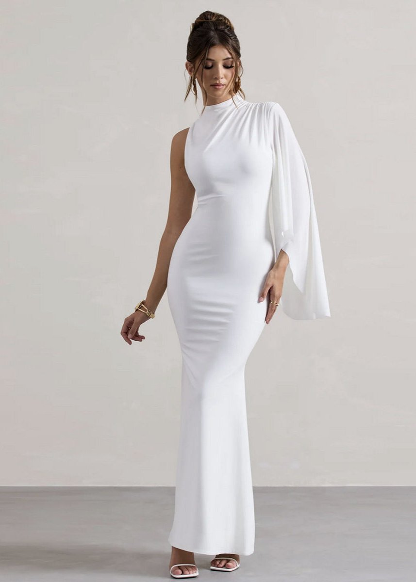 One-shoulder Maxi Dress