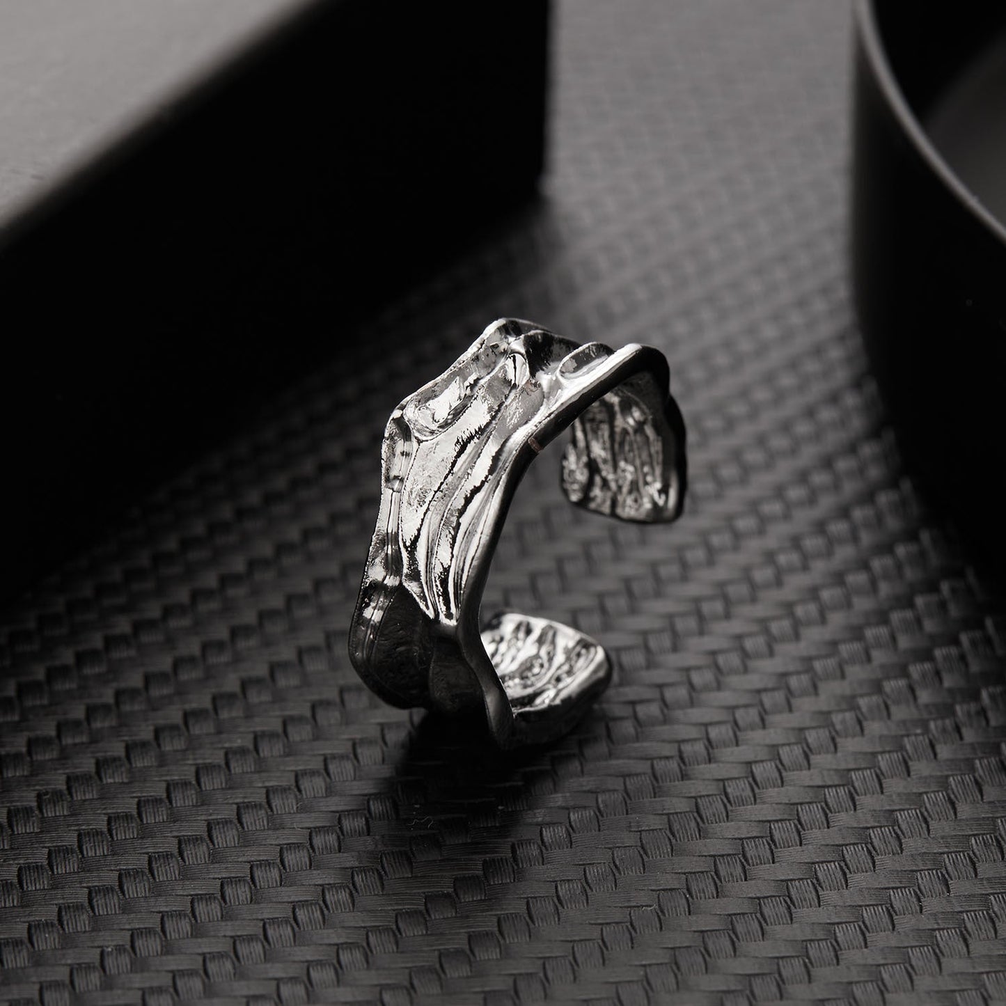 Statement Silver Cuff Ring