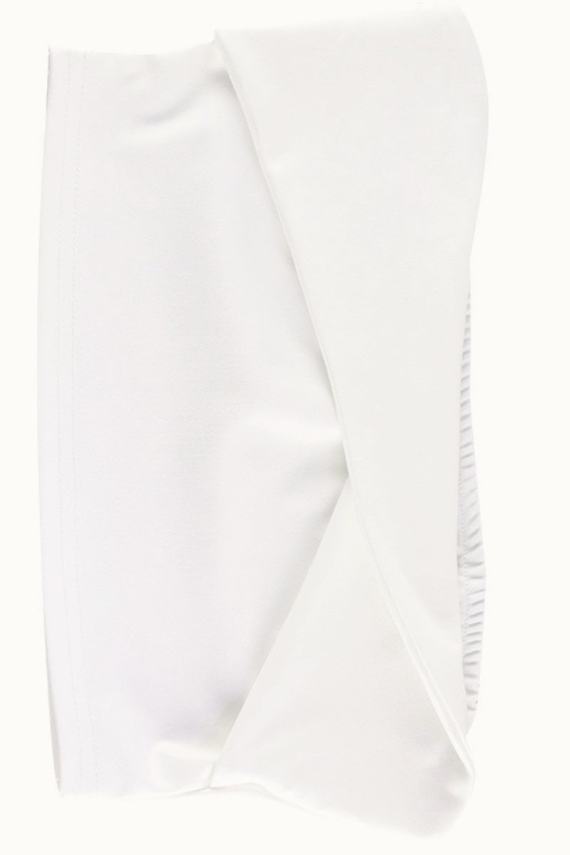Strapless Crop Top Straight Leg Pants Set