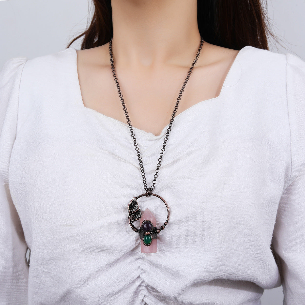 Vintage Leaf Rose