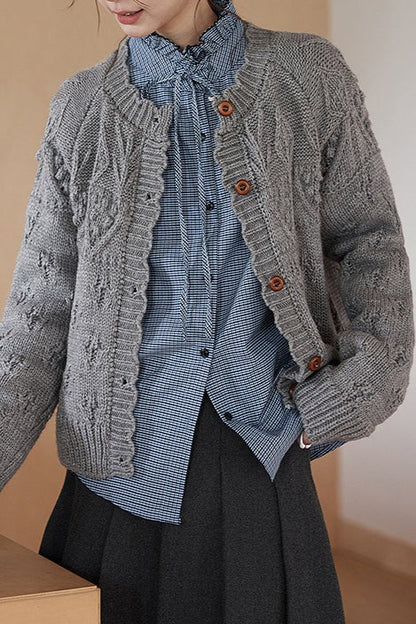 Crochet Knit Cardigan