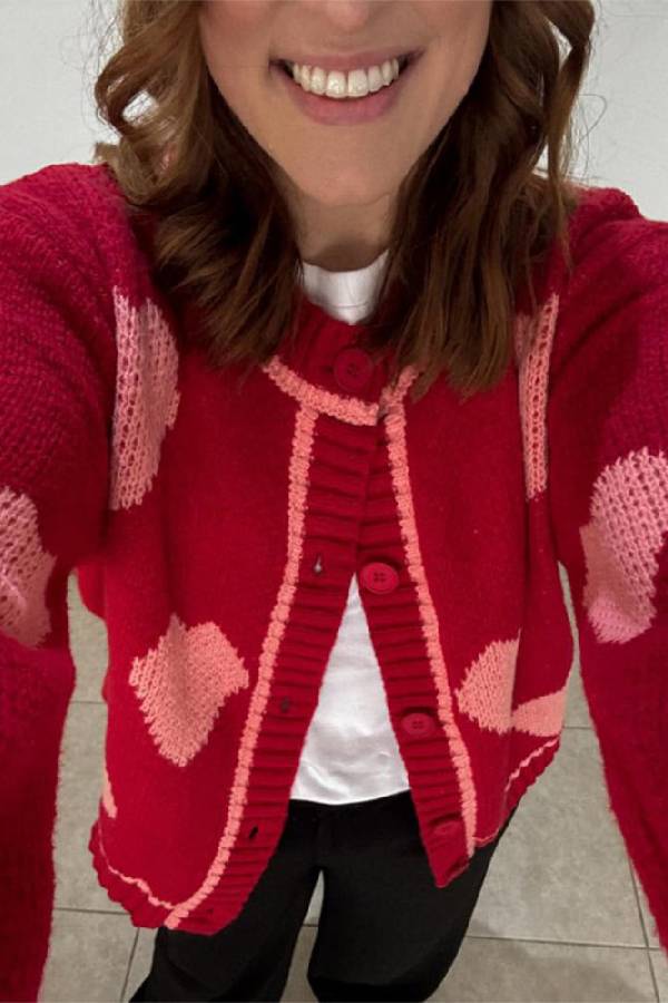 Heart Shaped Cozy Sweater