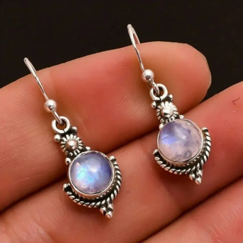 Vintage Moonstone Earrings