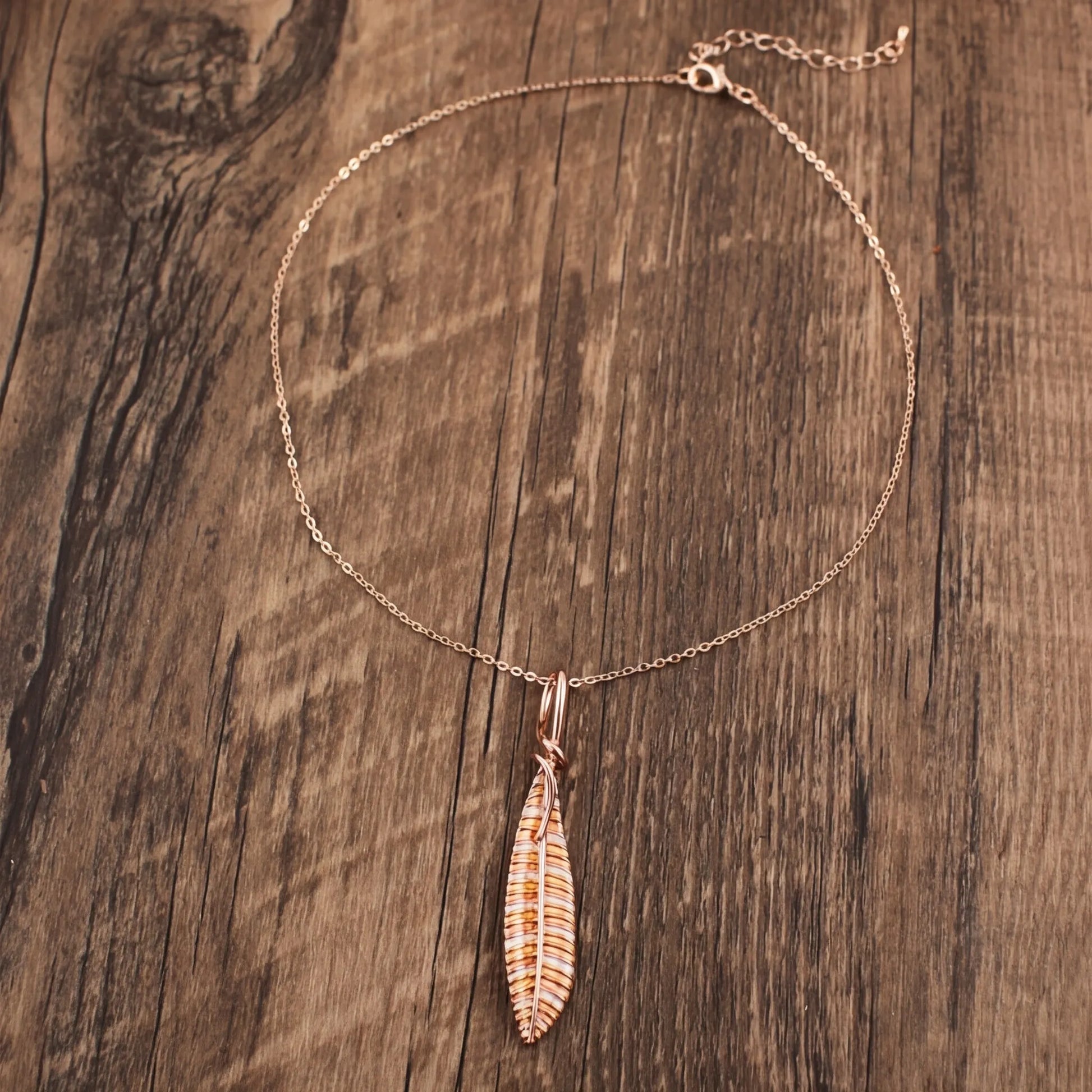Delicate Feather Necklace