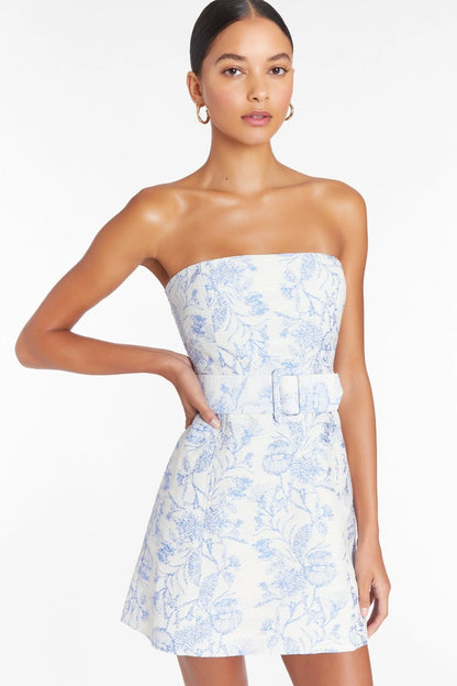 Slim Fit Tube Top Strap Mini Dress