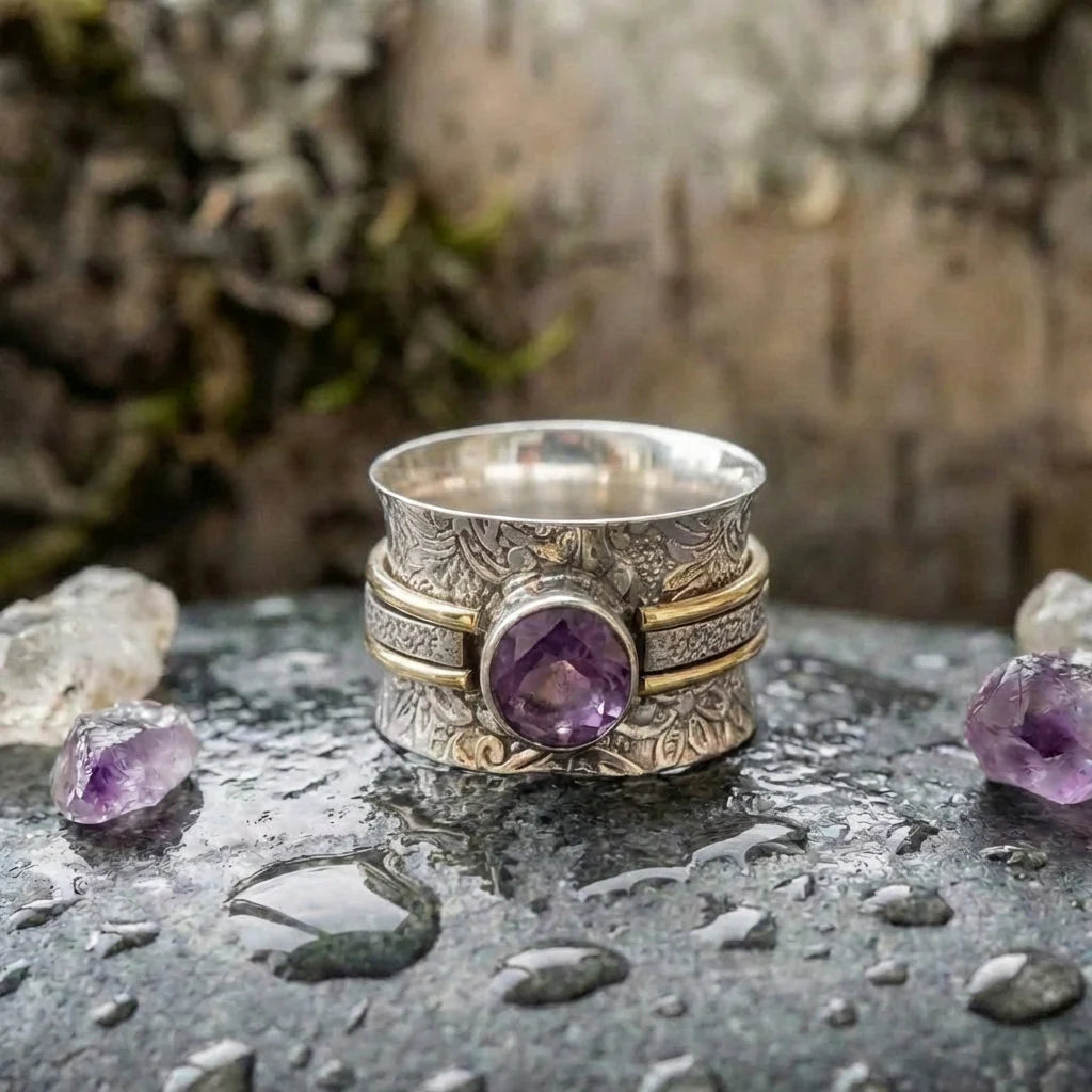 Bohemian Amethyst Ring