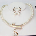 Vintage Handmade Pearl Necklace Set