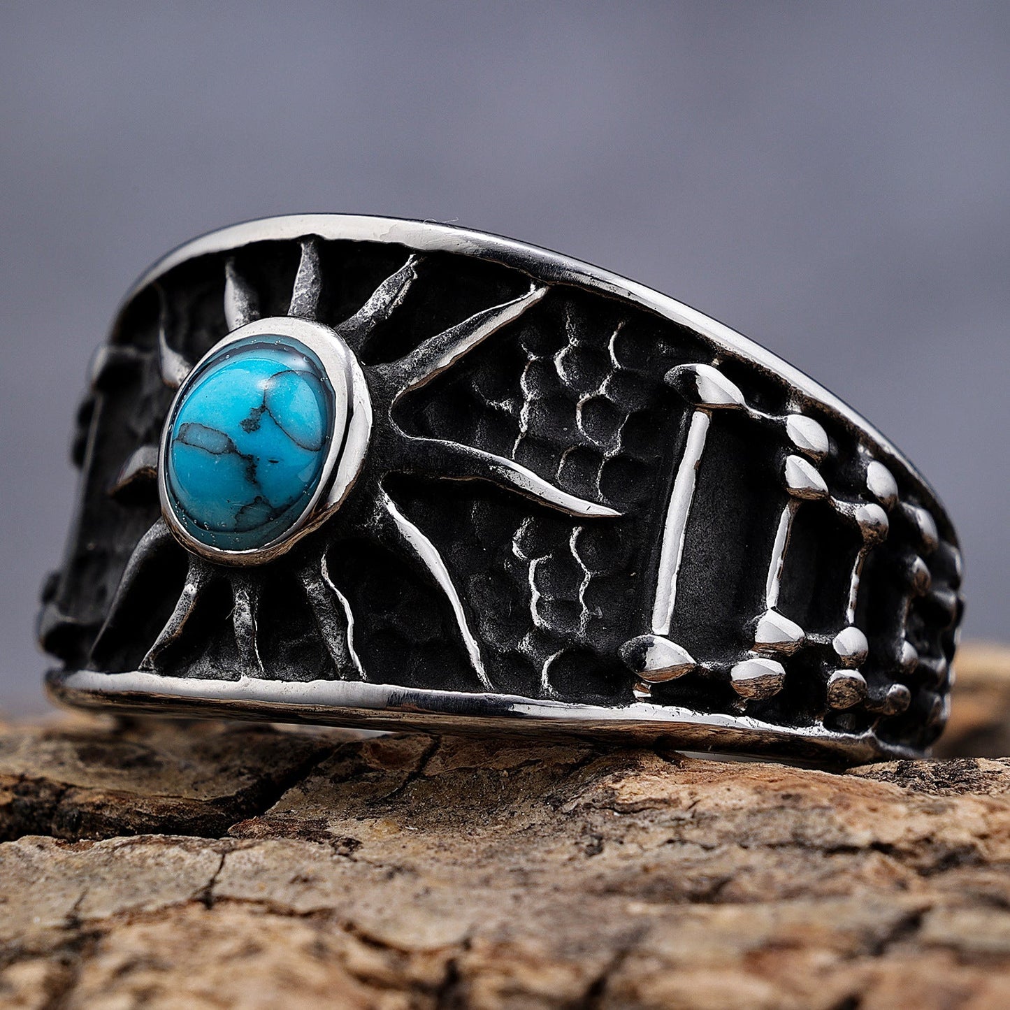 Turquoise Eagle Ring