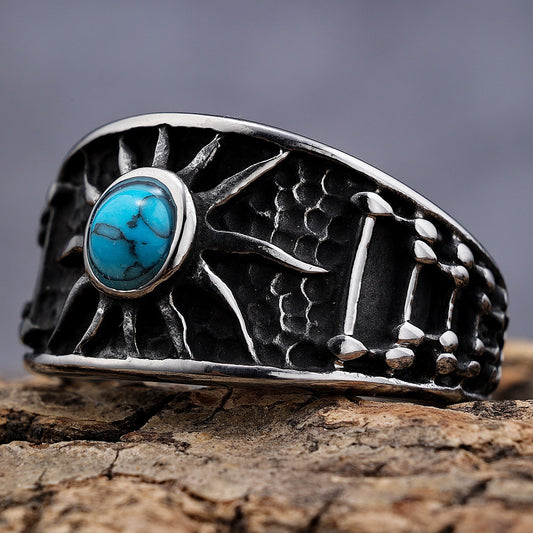 Turquoise Eagle Ring
