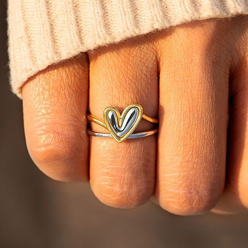 Minimalist Heart Ring