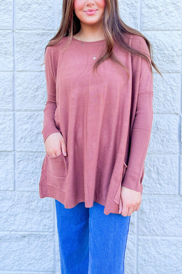 Boyfriend Pocket Sweater