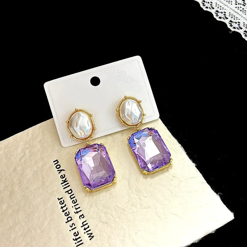 Elegant Amethyst Earrings