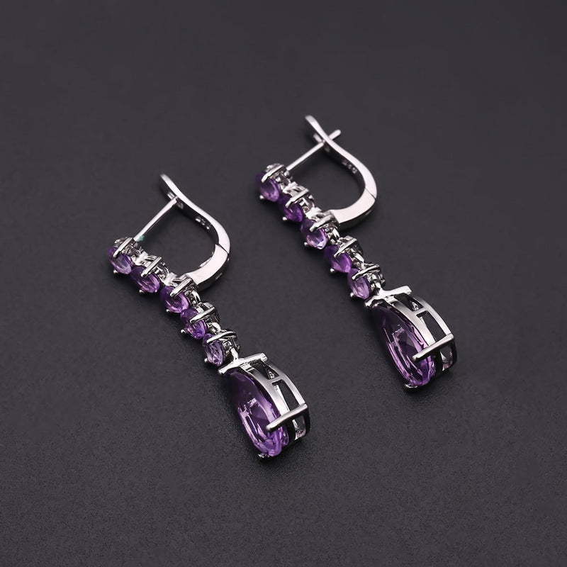 Elegant Amethyst Earrings