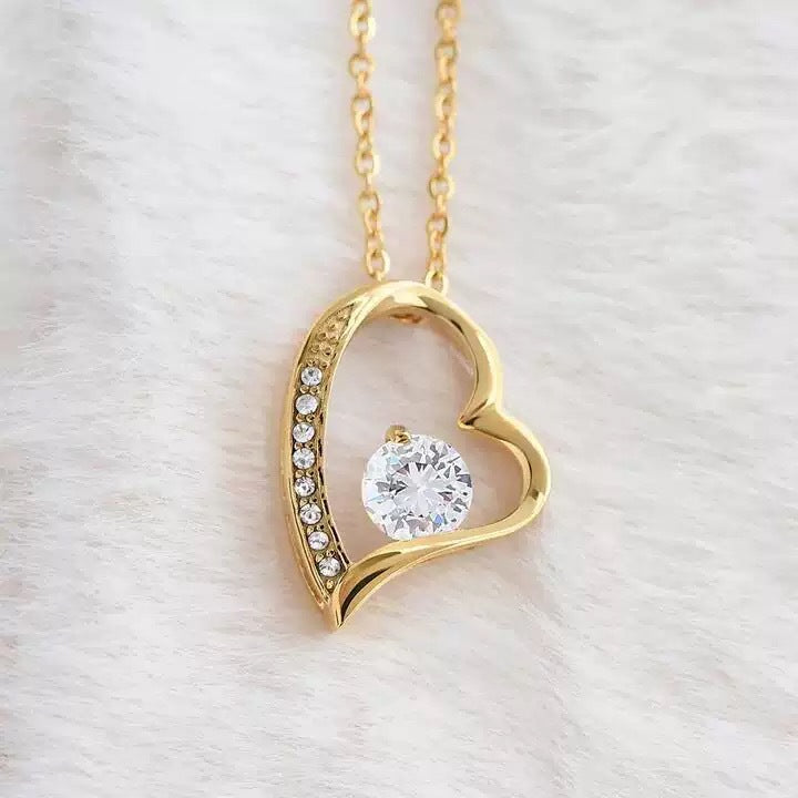 Classic Heart Crystal Necklace