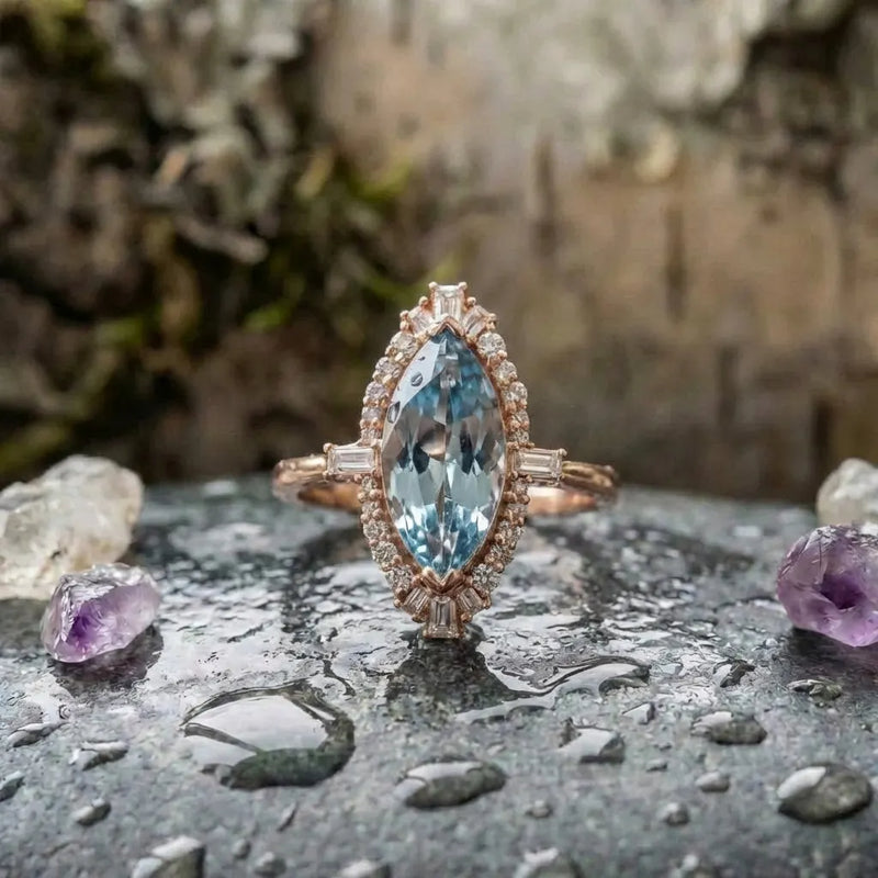 Elegant Blue Sapphire Ring
