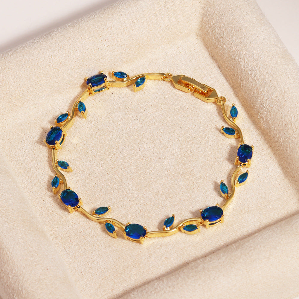 Elegant Sapphire Bracelet