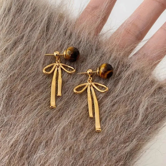 Elegant Bow Earrings