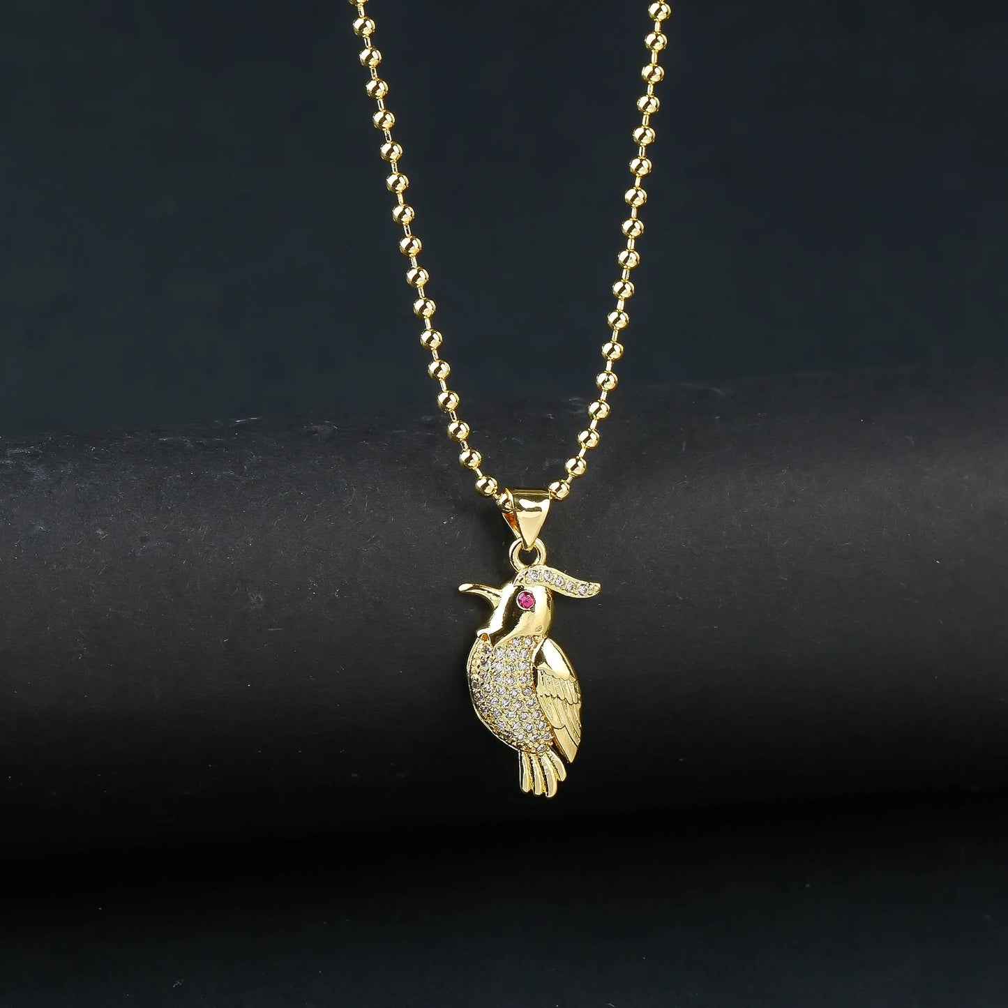 Elegant Bird Pendant Necklace