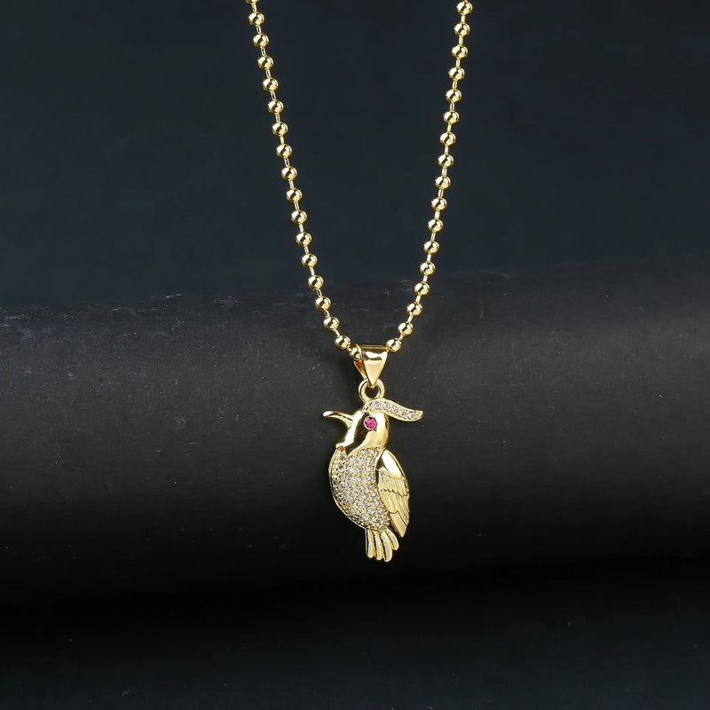 Elegant Bird Pendant Necklace