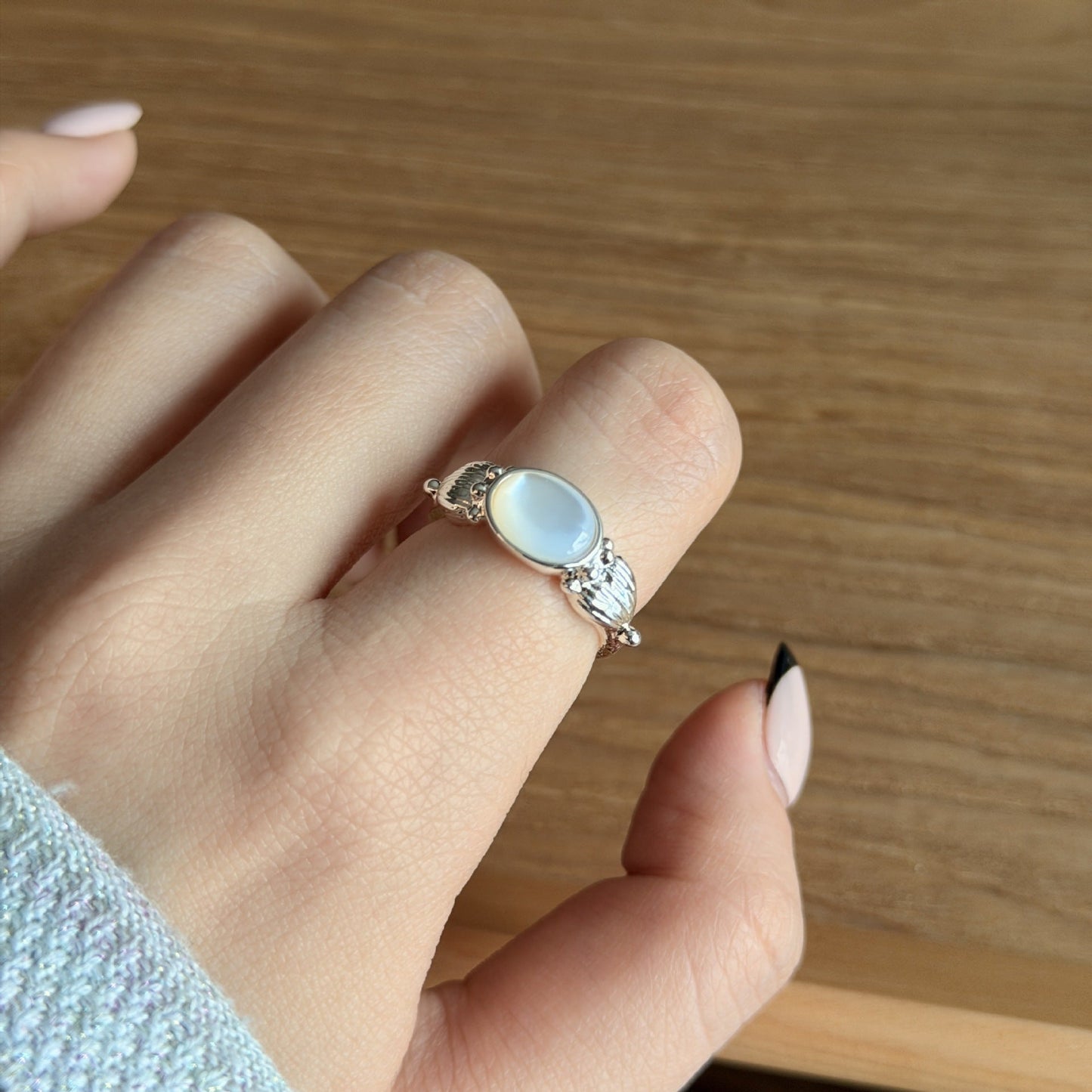 Elegant Moonstone Ring