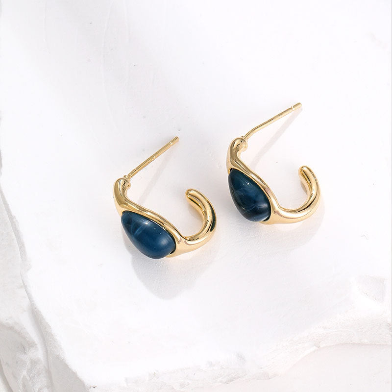 Elegant Sapphire Earrings
