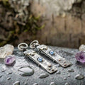 Blue Stone Handmade Earrings
