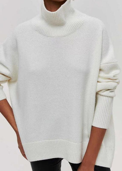 Cozy Turtleneck Pullover - Color Sweater