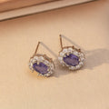 Elegant Amethyst Earrings
