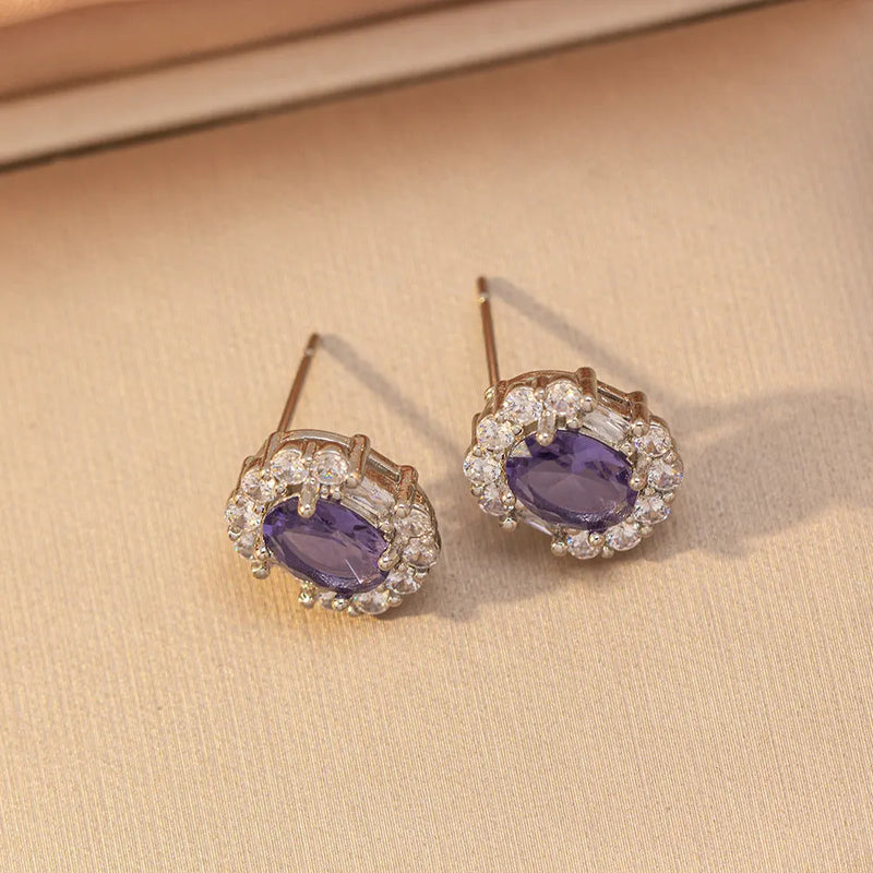 Elegant Amethyst Earrings