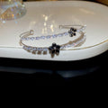 Elegant Crystal Flower Bracelet