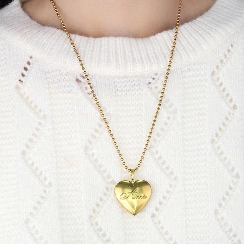 Classic Gold Heart Necklace