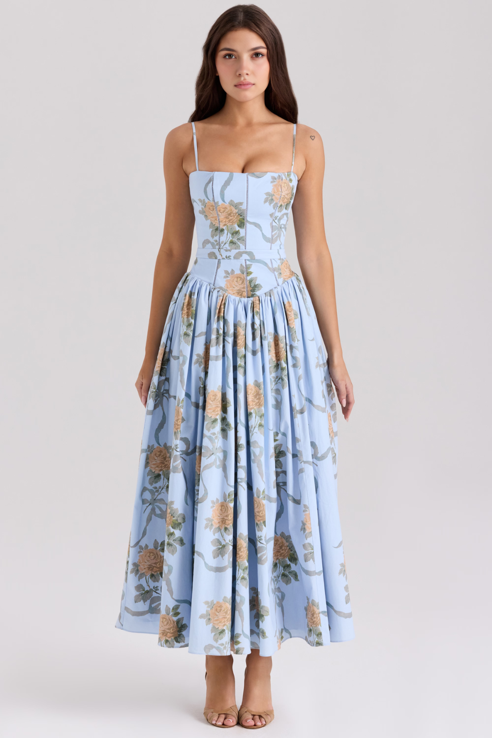 Bellaluxe™ Cotton Midi Dress — Command Attention With Effortless Summer Elegance and Unstoppable Confidence