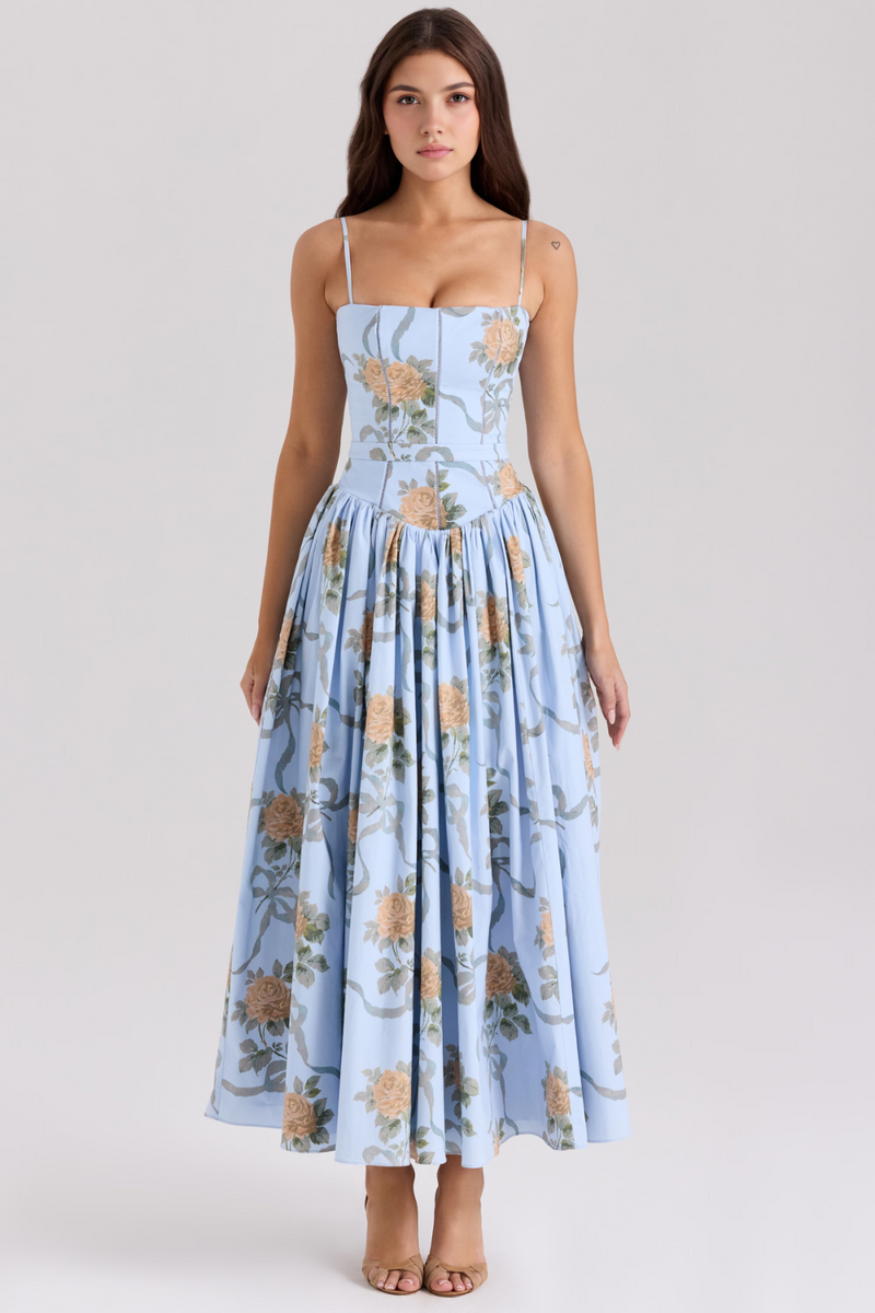 Bellaluxe™ Cotton Midi Dress — Command Attention With Effortless Summer Elegance and Unstoppable Confidence