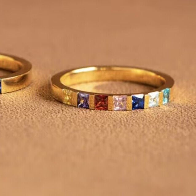 Colorful Gemstone Ring